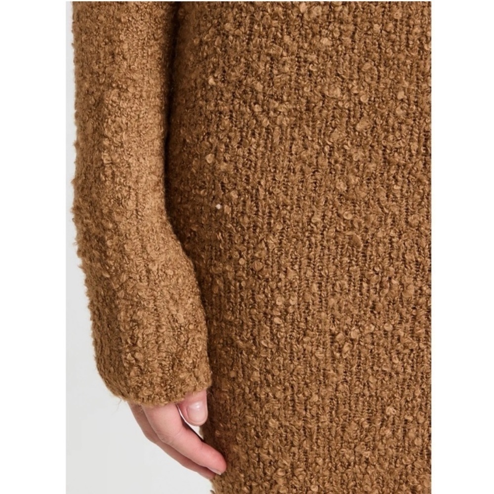 NWT RETROFETE SER.O.YA Boucle Long Sleeve Open Back Dress Si Medium - Picture 7 of 8